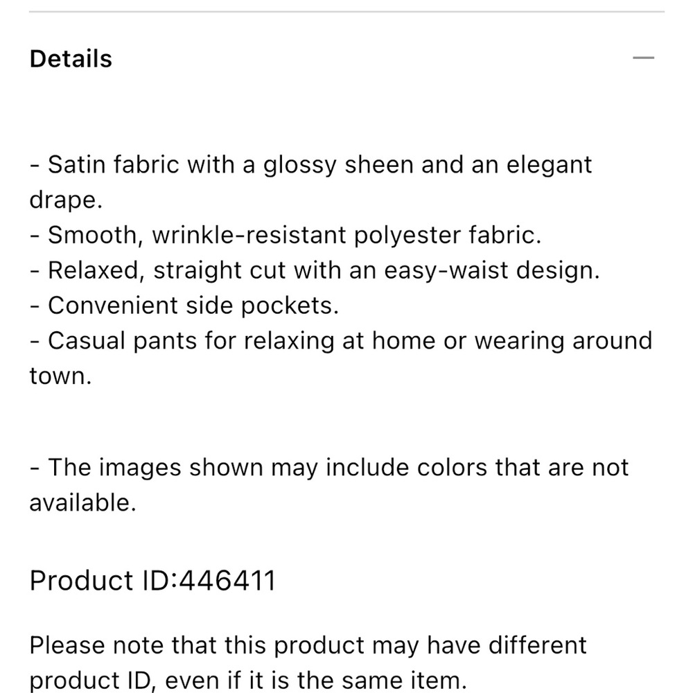 Uniqlo Satin Drape Jogger Trouser Floral Print Women's Pants Size XL - Picture 5 of 8